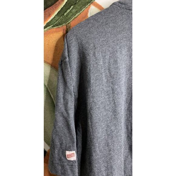 Duluth Trading Co XL Standard Fit Organic Cotton Gray Short Sleeve Tee Shirt - Picture 6 of 6